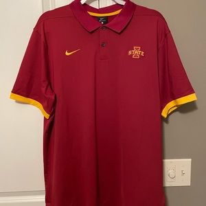 Iowa state Nike dry fit polo